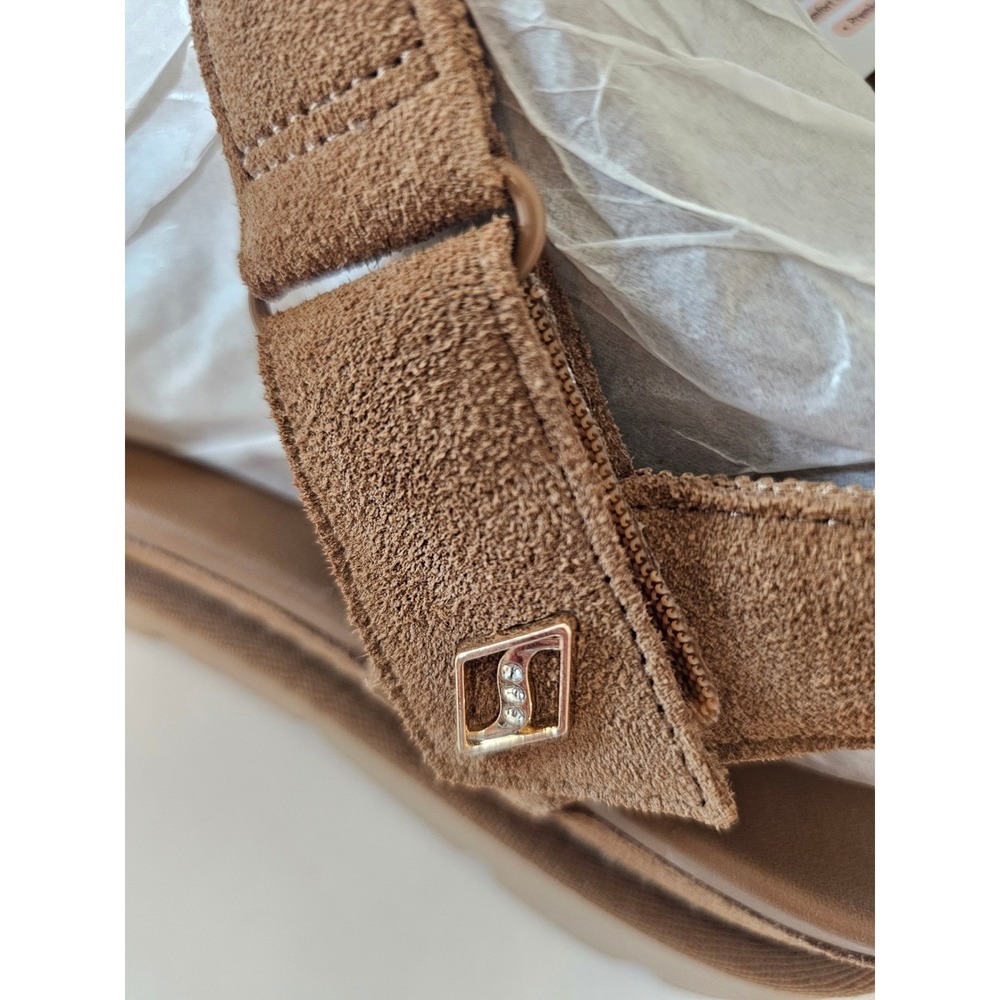 [Gorpcore] Skechers Street Hiker Sandals Womens 10 Chestnut Suede Platform Brown - Picture 7 of 7